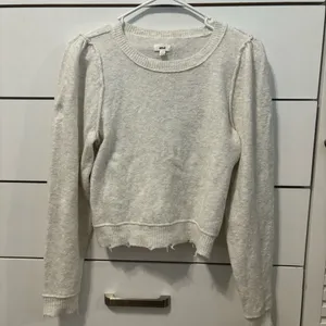 Aerie Cozy Up Shrunken Crew Sweater thumbnail 2