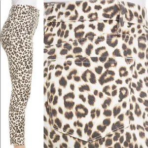 NWT FRAME Ali Leopard Print High Waist Skinny Jean thumbnail 6