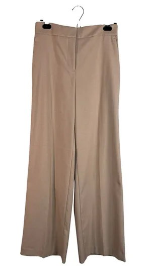 Ann Taylor Tan Wide Leg Trouser Dress Pants Womens 2 Preppy Classic Business thumbnail 1