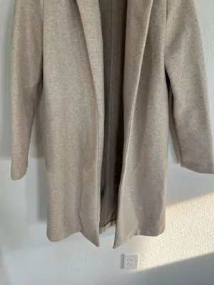 Zara Tan/Beige Coat Size Small   thumbnail 3