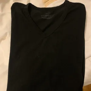 Calvin Klein Black V Neck Basic Top thumbnail 2