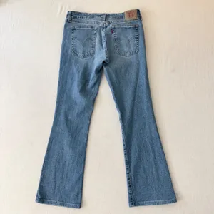 Levi's 518 Superlow Stretch Boot Cut Jeans Juniors 11‎ Y2K Low Rise 31x28.5 thumbnail 2