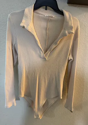Reformation Bodysuit Ribbed thumbnail 1