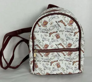 Bioworld Harry Potter Gryffindor Watercolor Hedwig Mini Backpack Excellent Cond. thumbnail 1