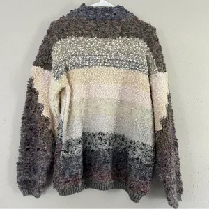 Mareia Kim Vintage Embroidered Mockneck Sweater 80s 90s Retro Colorful Unique thumbnail 4