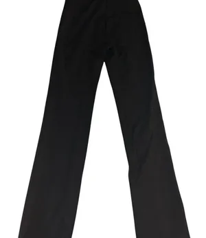 Zara Women's Black Straight Leg Pleated Suit Pants thumbnail 3