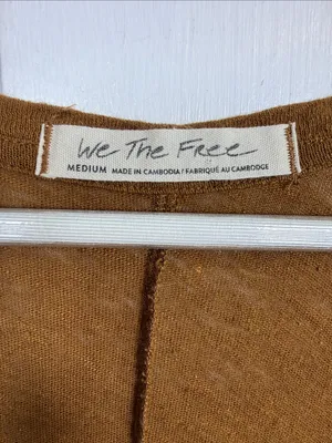 Free People We the Free Shimmy‎ Flowy Sasha Swing Oversize Tank Top W2516 Sz M thumbnail 5
