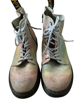 Dr Martens Pascal 1450 iridescent glitter booties size 5 thumbnail 1