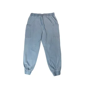 Indigo Rein Light Wash Jogger Casual Pants Elastic Drawstring Waist Size XL thumbnail 3