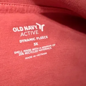 Old Navy Active Dynamic Fleece Half Zip Sweatshirt Terra cotta Thumbhole Plus 3X thumbnail 2
