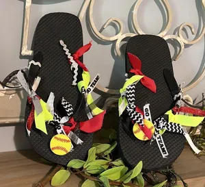 Softball Flip Flops Womens 7:8 New Size undefined thumbnail 1