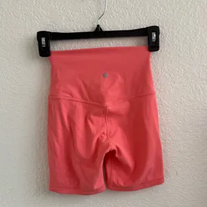 Lululemon Align High Rise Short Size‎ 2 Desert Red Pink thumbnail 4