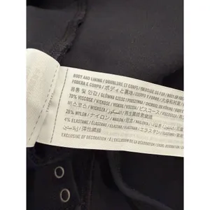 Abercrombie & Fitch Soft A&F Collection Black Sweetheart V-Notch Bodysuit‎ Small thumbnail 6