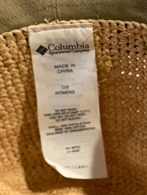 Columbia Sportswear Women's Straw and Canvas Sun Hat thumbnail 4
