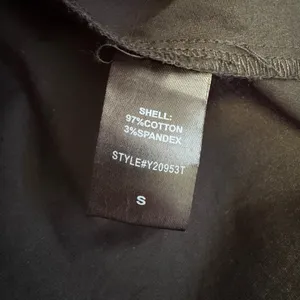 Pomander Place‎ V-Neck Smocked Cuff Poplin Top Y20953T Small Black Casual thumbnail 6