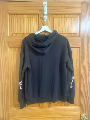 Boutique Brand Size Small Dark Grey Hooded Sweatshirt and Sweatpants Set NWT thumbnail 6