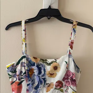 Farm Rio Off-White Greek Garden Lenzing™ Ecovero Euroflax Maxi Dress, Small,$260 thumbnail 13
