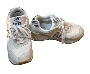 New Balance 515 H WL515HDD wms white gray suede walking running sneakers sz 9.5W thumbnail 1