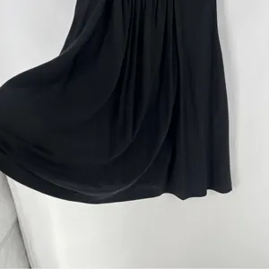 Lunn‎ by Lilith Black Lightweight Cotton Dress Mesh Trim Fit & Flare Pockets thumbnail 5