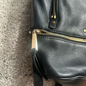 Michael Kors Black Leather Backpack thumbnail 7