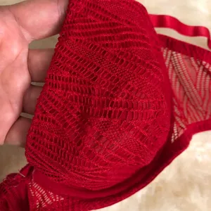 Ambrielle Red Lace Bra size XL. Used thumbnail 2