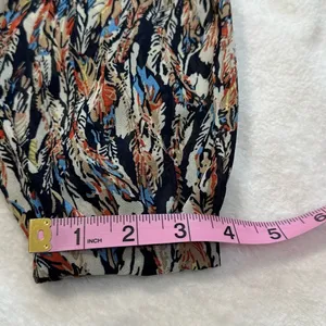 NWT Scully Feather Print Dress Patterned Garment Pink Size M thumbnail 2