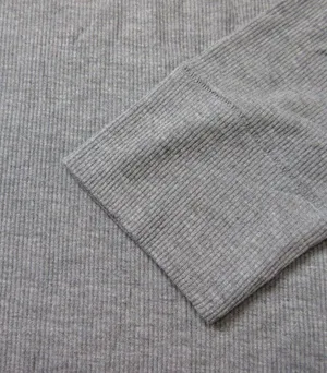 NWT Skims Soft Lounge Ribbed Stretch Jersey Playsuit in Gray L/S Romper 3X thumbnail 4