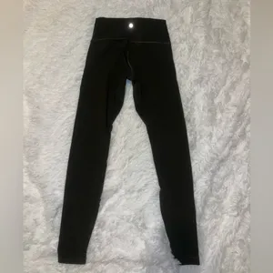 Lululemon Wunder Under Dark Green Olive Legging size 6 Yoga Legging thumbnail 2