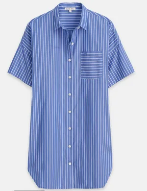 ALEX MILL Kristen Shirtdress in Stripe Mini Button Down XS thumbnail 1