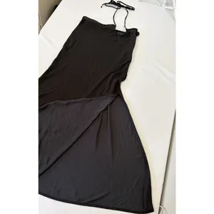 Free People Dress‎ Womens Small Black Twist Halter Tie Open Back Beachy Boho Y2K thumbnail 3