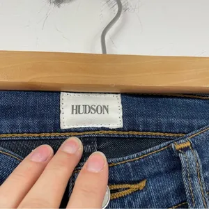 Hudson Womens Blue Mid Rise Skinny Jeans Womens 27 Denim Medium Wash Blue Ankle thumbnail 9
