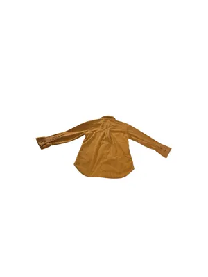 Berkley Jensen Women M Mustard Corduroy Shacket Overshirt Button Up Fall thumbnail 7