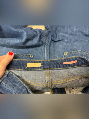 Anthropologie dark wash wide leg jeans size 26 thumbnail 3