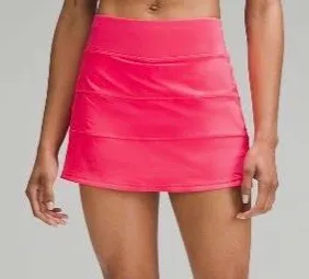 Hot pink lulu lemon skirt thumbnail 1