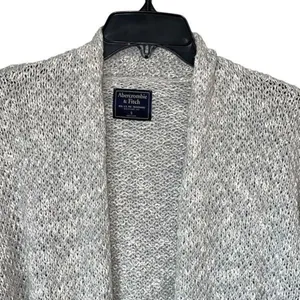 Abercrombie & Fitch Womens Knit‎ Open Front Cardigan Sweater Gray Size Small thumbnail 2