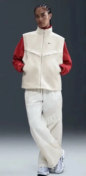 NWT Nike Sportswear Windrunner Women's Shine Vest Medium Oversized Fit thumbnail 1
