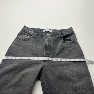 Abercrombie & Fitch 90s Straight‎ Ultra High Rise Womens Size 27 / 4 Black Jean thumbnail 9