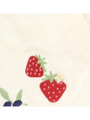 Aqua Womens Fruit Embroidered Sweatshirt PV-T80268A White L thumbnail 6