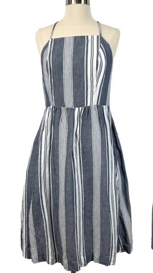 Abercrombie & Fitch Sundress Womens Medium‎ Square Neck Summer Beach Coastal thumbnail 1