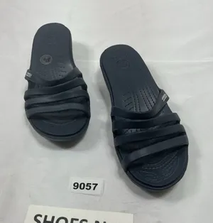 Womans Crocs Slip On Strappy Sandals 8 Navy Wedge Heel Open Toe thumbnail 1