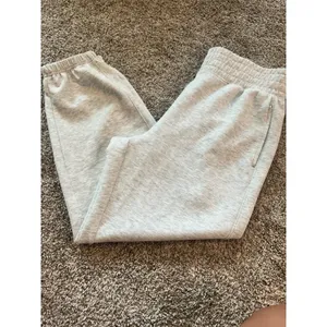 Yogalicious Scuba New Flow Jogger Heather Gray High‎ Rise Sweatpants Womens L thumbnail 2