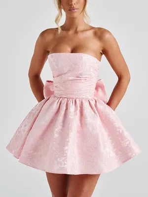Baby Boo Salome Mini Dress, Xs, Blush thumbnail 1