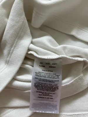 Columbia Sportswear White "Stop & Look" Embroidered Cropped Boxy T-Shirt M thumbnail 7