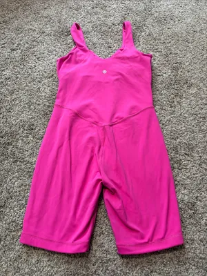 Lululemon Align Onesie 8" Sonic Pink size 6 thumbnail 2