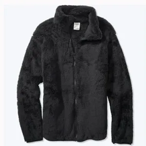 NWT PINK Victoria’s Secret Cozy Black Sherpa Full Zip Fleece Jacket Black XL thumbnail 3