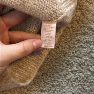 Free People Beige and Brown Cardigan Size Medium thumbnail 4