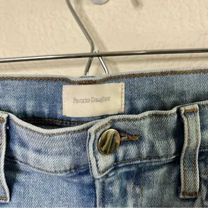 Favorite Daughter The Valentina Super‎ High Rise Cigarette Ankle Jeans Malibu 27 thumbnail 9