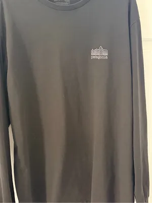 Patagonia Black Men’s Long-Sleeve Crewneck Shirt thumbnail 2