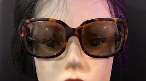 Ralph Lauren Tortoiseshell Oversized Sunglasses with Brown Lenses thumbnail 1