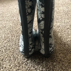Sweet Beauty Skull Rain Boot Pull on Cowboy Boot Size 11 thumbnail 4